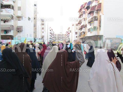 صور|مسيرة نسائية ببورسعيد تنديدًا بالانقلاب