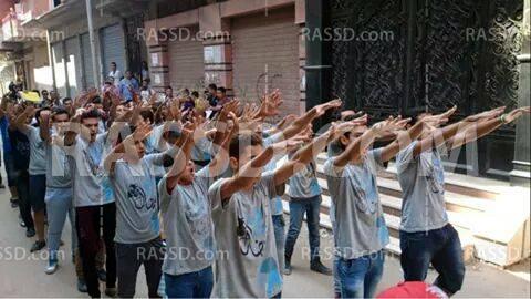 صور|ألتراس نهضاوي يتظاهر في الغربية للمطالبة بالقصاص