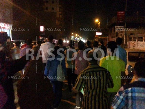 مسيرة ليلية مناهضة للانقلاب بمدينة ‏المنصورة‬