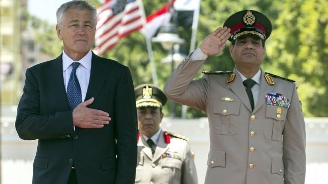 وفد عسكري أمريكي يزور مصر ويلتقي بالسيسي والقيادات الأمنية