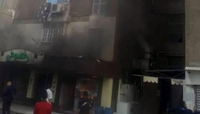 حريق بمطعم “العيوطي” ببورسعيد يصيب الطلاب بالذعر والاختناق