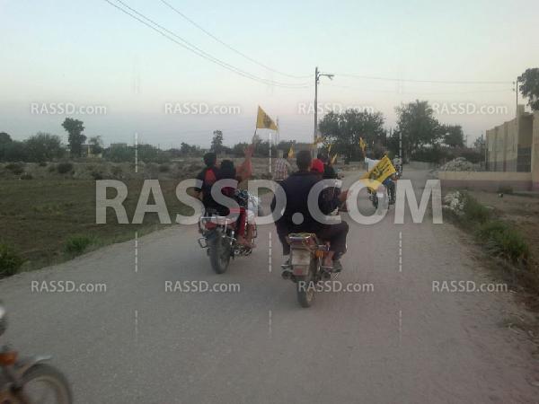 صور | سلسلة بشرية على طريق الإسماعيلية – الزقازيق الزراعي