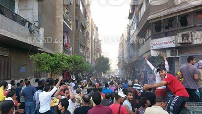 البلطجية بعتدون علي مسيرة عين شمس والمرج