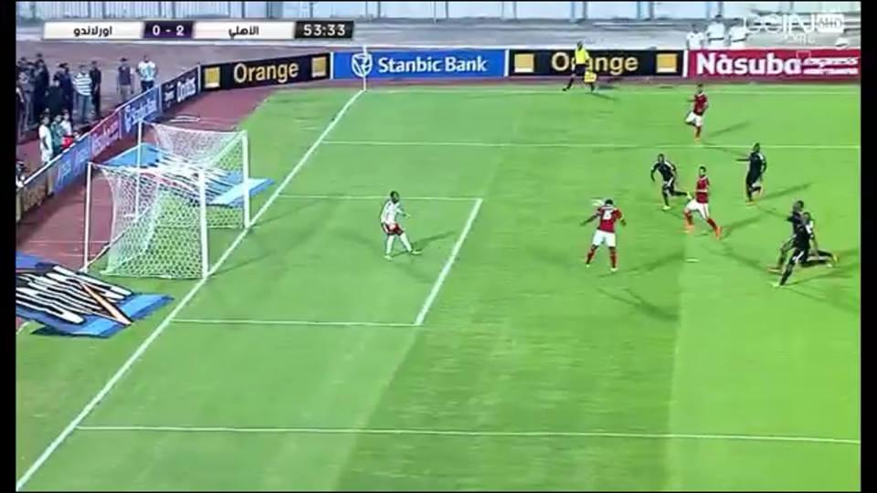 بالفيديو.. إيفونا يسجل الهدف الثاني للأهلي ضد أورلاندو