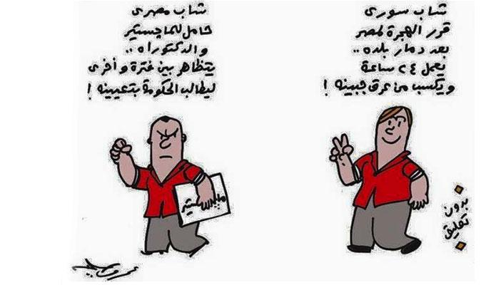 كاريكاتير لـ”عمرو سليم” يثير غضب حملة الماجستير والدكتوراه