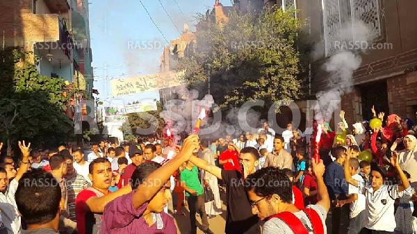 ألتراس نهضاوي يتظاهر في الدقهلية ضد الانقلاب