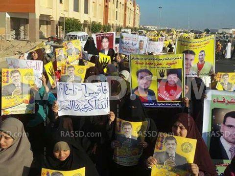 مسيرة صباحية بفاقوس في أسبوع “الله أكبر..عيدنا النصر”