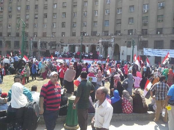 عرض عسكري للأطفال بقيادة شرطة الانقلاب في التحرير