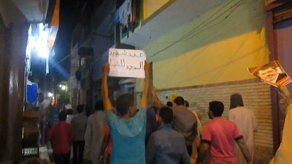 رافضو الانقلاب بالمنيا: “يوم العيد لسه مجاش”