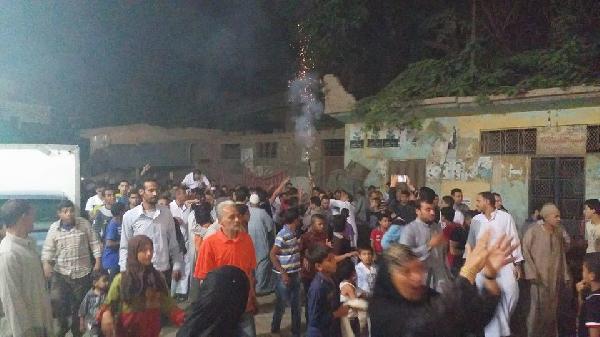 صور| الجيزة تحتفي بـ 13 معتقلًا بعد عام في سجون العسكر