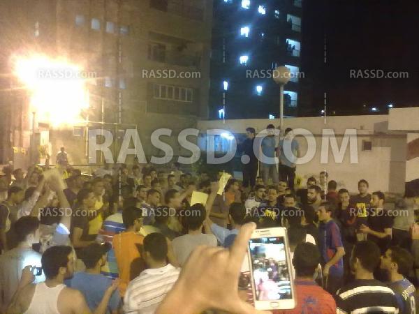 وقفة بالمدينة الجامعية بسموحة.و مسيرة بغرب الأسكندرية ضدالانقلاب