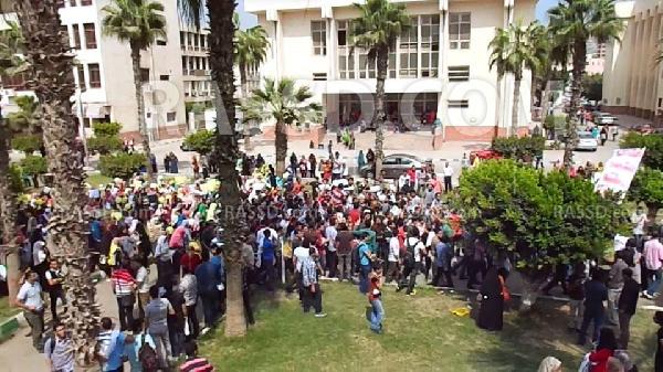 بث مباشر..لمسيرة طلبة الزقازيق المناهضة للعسكر