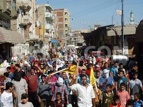 رغم القبضة الأمنية.. مسيرة بحوش عيسى تنديدًا بغلاء الأسعار