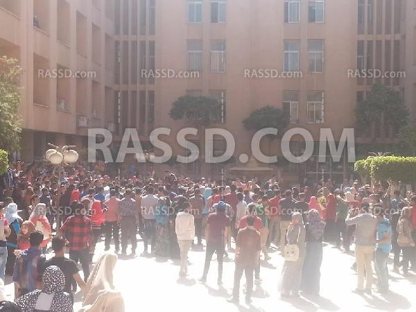 وقفة لطلاب ضد الانقلاب بجامعة المنوفية