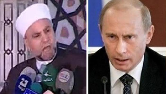 بالفيديو..خطيب المسجد الأموي:  عهدًا منا أمام الله للوقوف مع روسيا