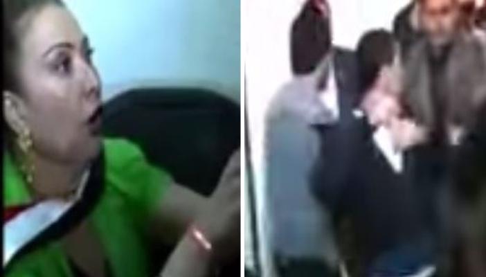 بالفيديو.. ضرب الفنانة السورية رغدة بسبب تأييدها لـ بشار