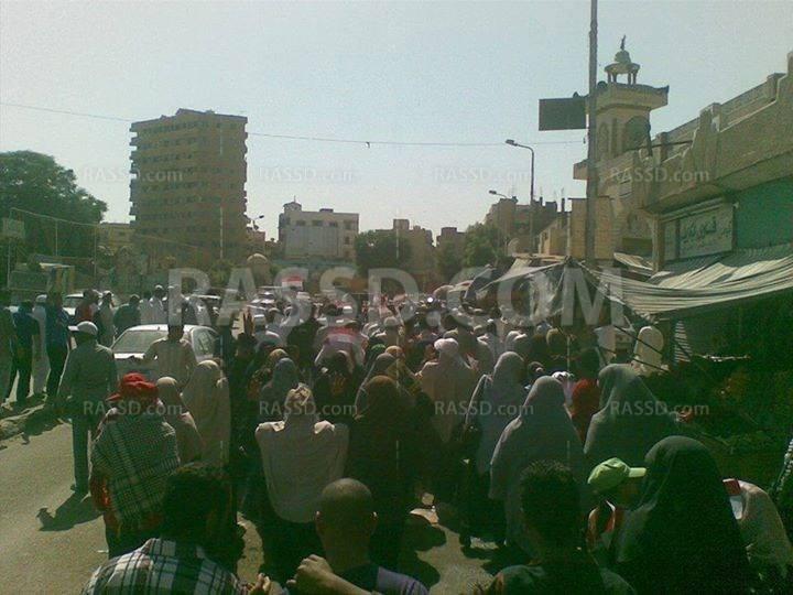 مسيرة حاشدة بأسوان لرفض الانقلاب بجمعة كشف الحساب