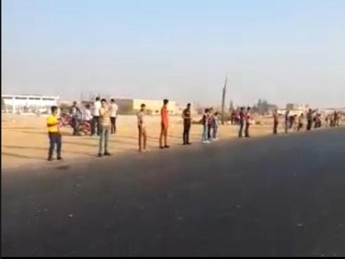 طلاب أطسا بالفيوم ينتفضون رفضا لحكم العسكر