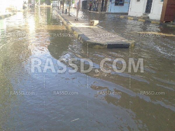 البحيرة تغرق في مياه الأمطار والصرف الصحي