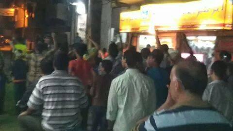 “كفر الزيات” تتظاهر تنديدًا بسوء الأحوال المعيشية