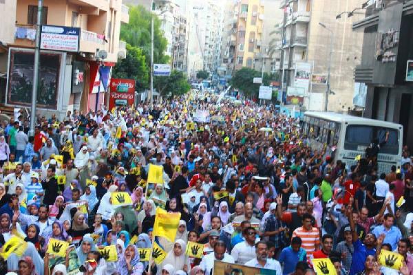 مسيرة بشبرا الخيمة في أسبوع “انصروا الاقصى”