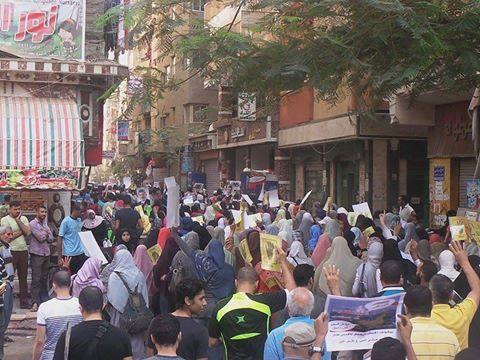 رافضو الانقلاب بالمعادي ينتفضون رفضًا لحكم العسكر