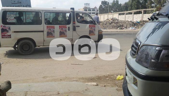 بالصور.. سيارات تبحث عن ناخبين ببني سويف لنقلهم “مجانًا” إلى اللجان