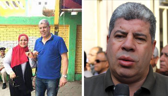 شوبير ينشر صورته وزوجته أثناء مشاركتهما في انتخابات البرلمان