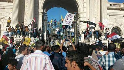 وصول مسيرة شبرا إلى قصر القبة