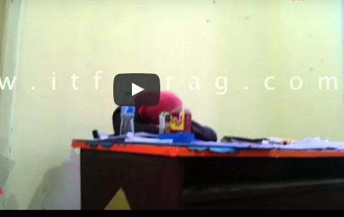 بالفيديو.. من قلة الناخبين بالدقي.. المستشارة “خدت تعسيلة”