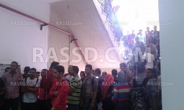 أكادمية الشروق تتظاهر تنديدًا بالقمع الطلابي