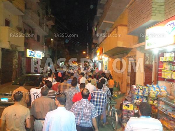 مسيرة ببني سويف نصرةً للأقصى ورفضًا للانقلاب