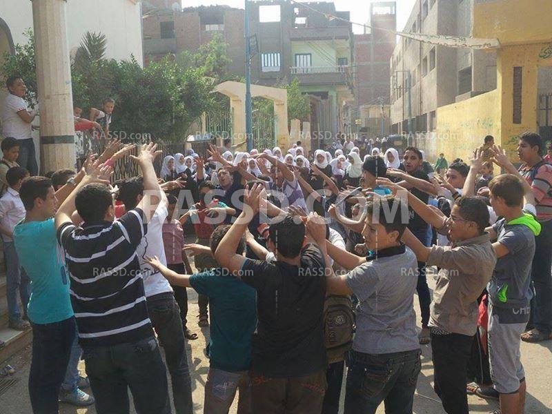 وقفة لـ”طلاب أحرار” في أوبيش الحجر دقهلية للإفراج عن المعتقلين