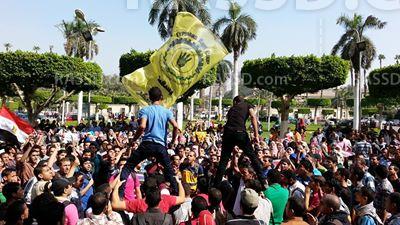 بلطجية وأمن الكلية يعتدي علي طالبات الأزهر بالاسكندرية