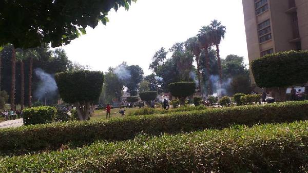 موقع أمريكي: الطلبة يهتفون”سيسي قاتل” و”الأمن” يقمعهم