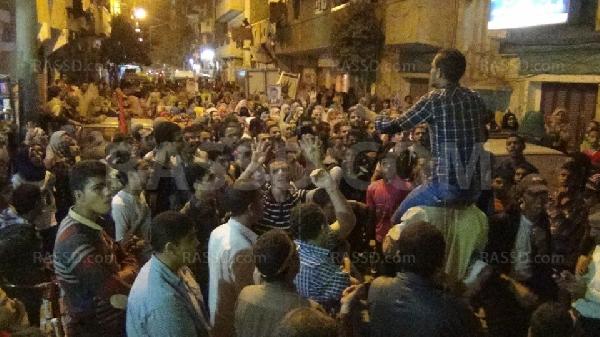 بالصور ..مظاهرة حاشدة رفضا للانقلاب ببني سويف