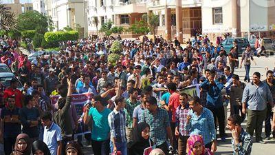 البث المباشر لفاعليات طلاب الأزهر بالمنصورة ضد الانقلاب