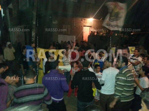 وقفة إحتجاجية لأهالى” ميت تمامة ” للافراج عن المعتقلين