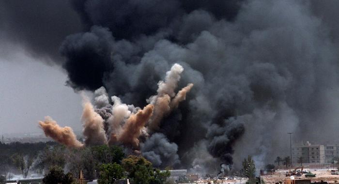 انفجار بئر نفطي في الواحات الليبية