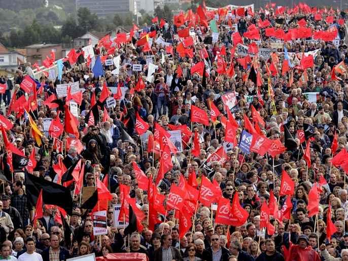 تظاهرات في روما ضد تعديل قانون العمل