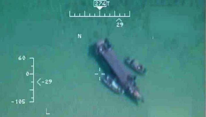 بالفيديو.. الطيران السعودي يدمّر قاربًا إيرانيًا يحمل أسلحة للحوثيين