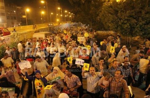 بث مباشر لمسيرة ضد الانقلاب بالمنتزه