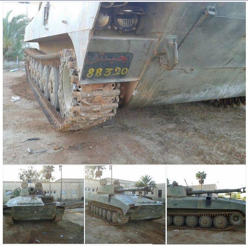 صور| دبابة مصرية داخل الأراضي الليبية