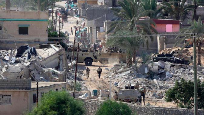 طلاب ضد الانقلاب بالبحيرة ينددون بتهجير أهل سيناء