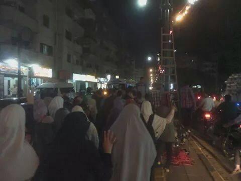 مسيرة  بالمنوفية تندد بتهجير أهل سيناء