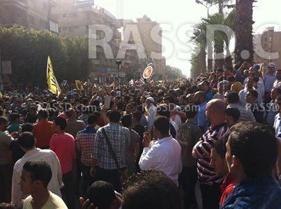 انضمام مسيرتا الرحمة والصباح لرافضي الانقلاب بشارع الهرم