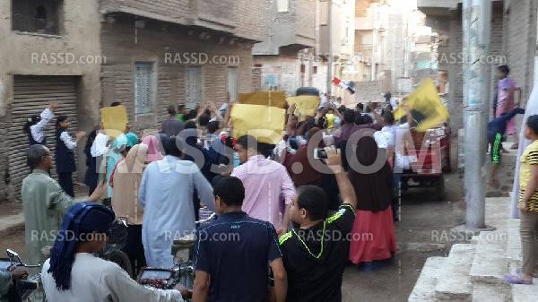 صور| مسيرة ‏بـ”قوص” تندد بتهجير أهالي سيناء