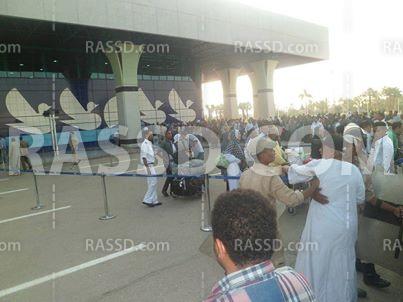 وصول آخر أفواج الحجاج إلى ميناء الأقصر الجوى