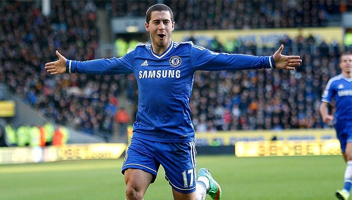 برشلونة ينافس ريال مدريد في صفقة هازارد