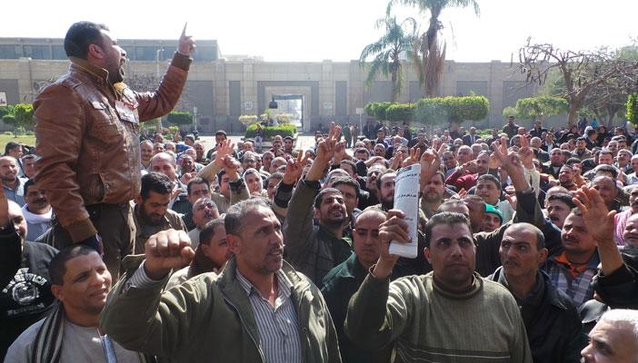 عودة العمل بشركة مصر للغزل والنسيج